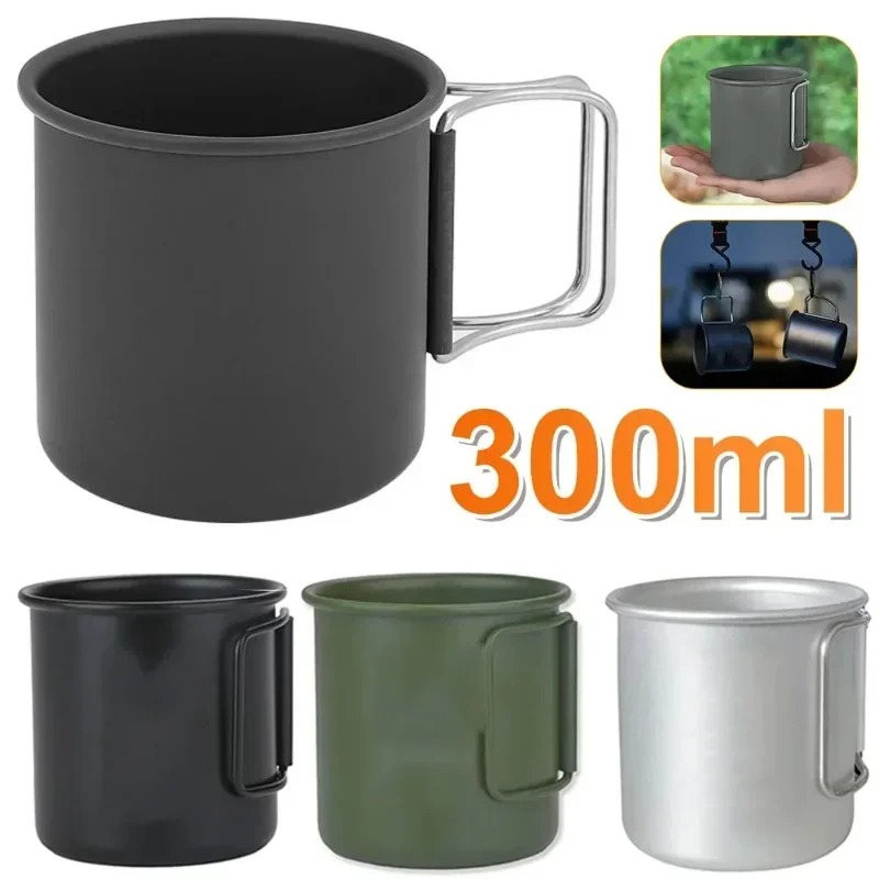 Outdoor Camping World - New 300ml Foldable Aluminum Alloy Cup