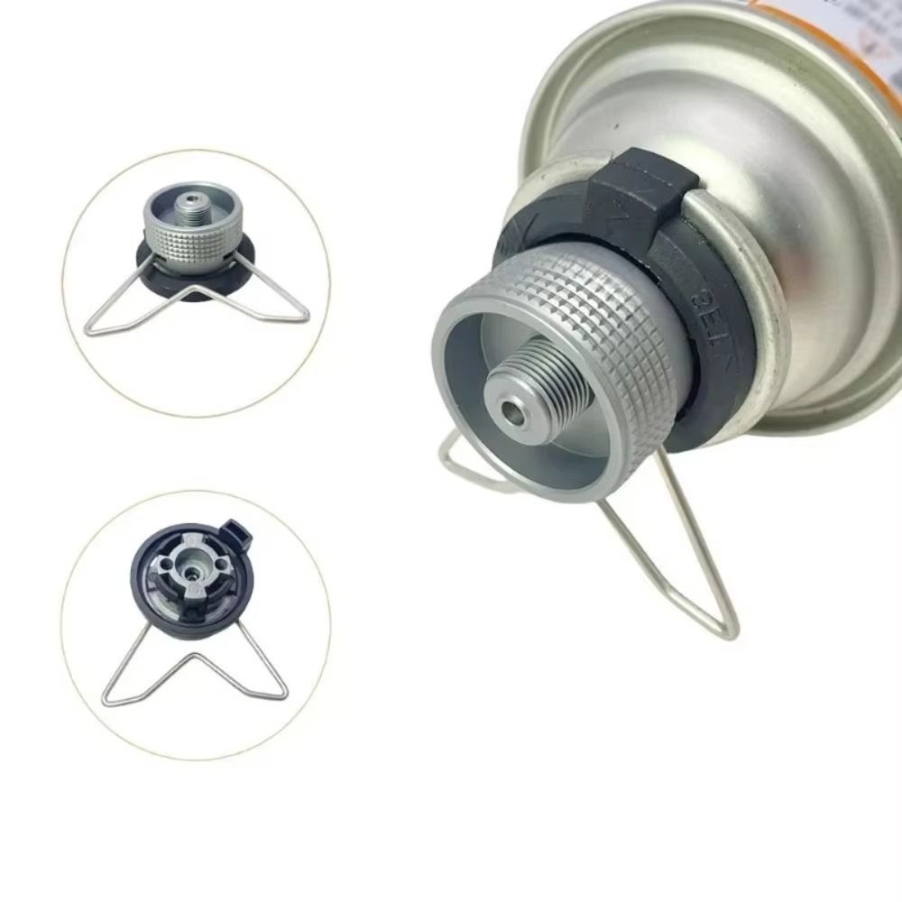 Outdoor Camping On Youtube - Compact Aluminum Alloy Butane Adapter Screw-On