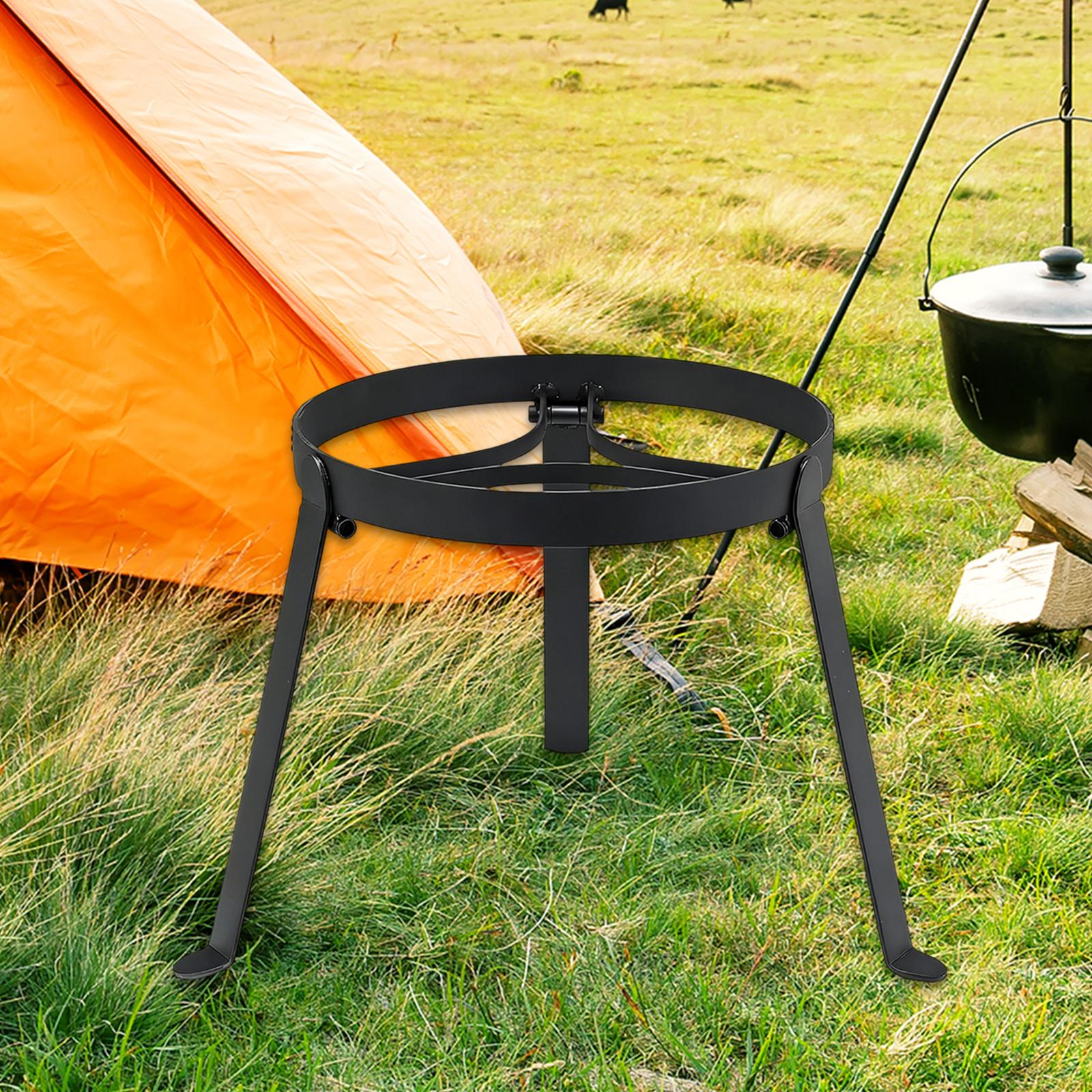 Outdoor Camping World - Foldable Cooking Campfire Tripod Iron Portable
