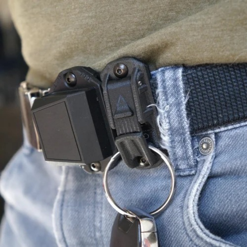 Outdoor Camping Vest - Plastic Tactical Key Ring Clip Molle