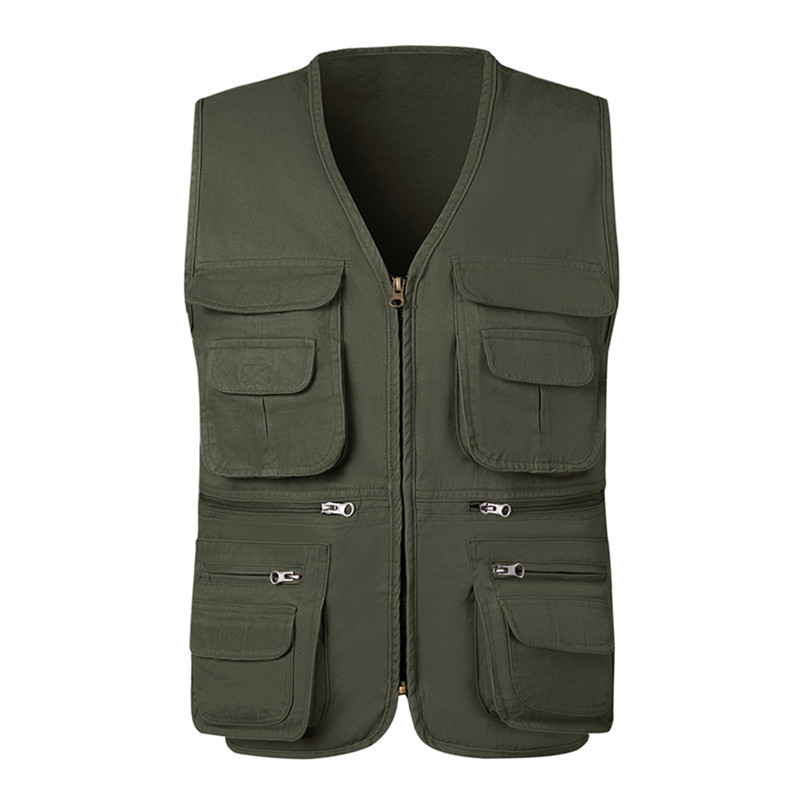 Outdoor Camping Vest - Summer Men Tactical Hiking Fishing Vest