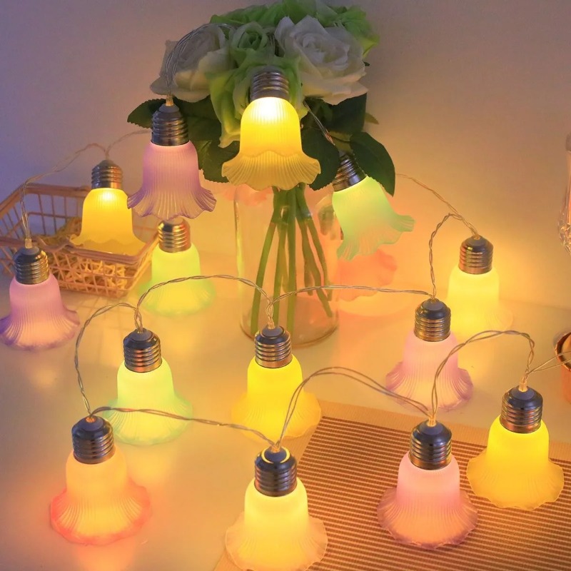 Bell Flower LED String Lights  - Outdoor Camping Lights String review and price