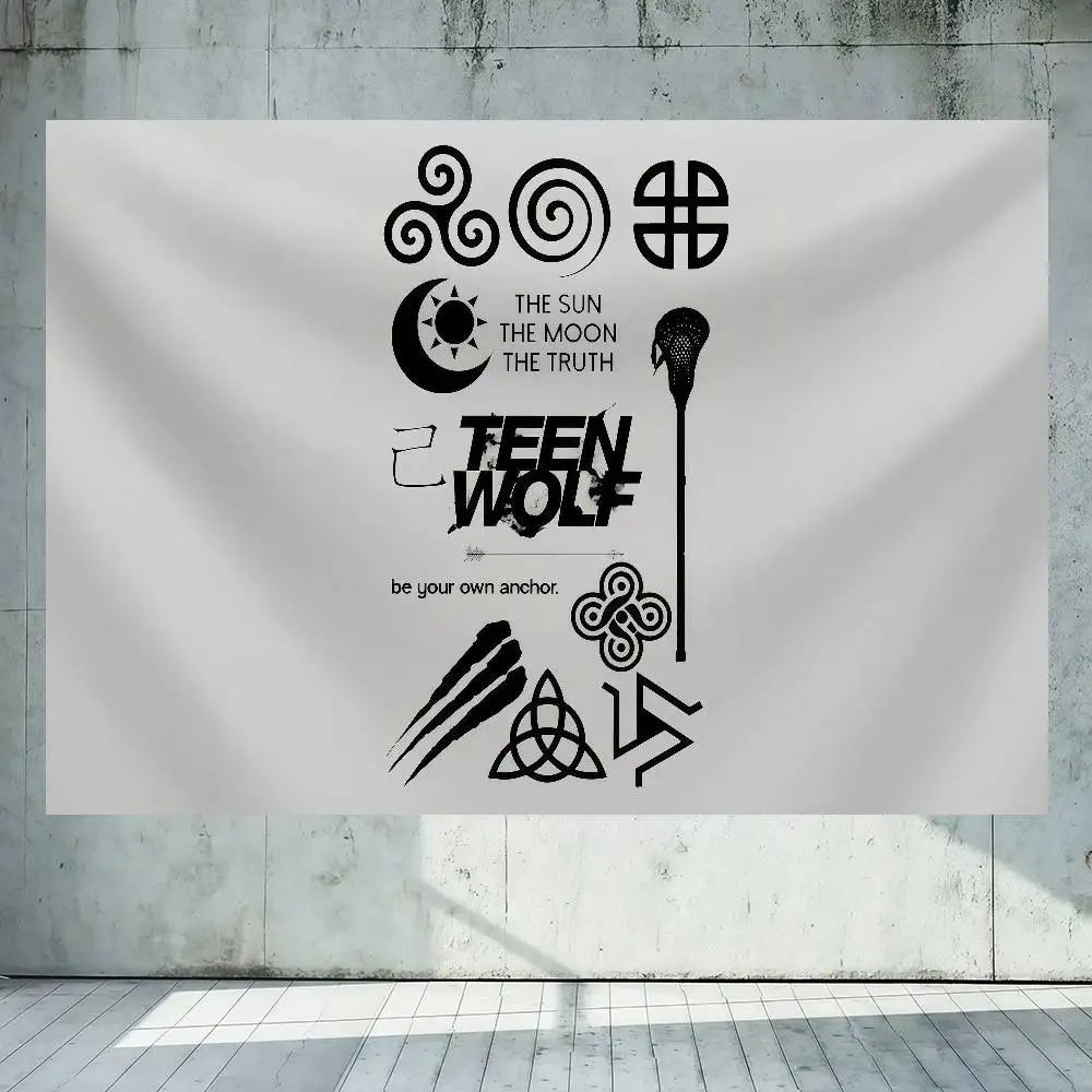 TV Show T-Teen W-Wolf  Flag De - Outdoor Camping Show review and price