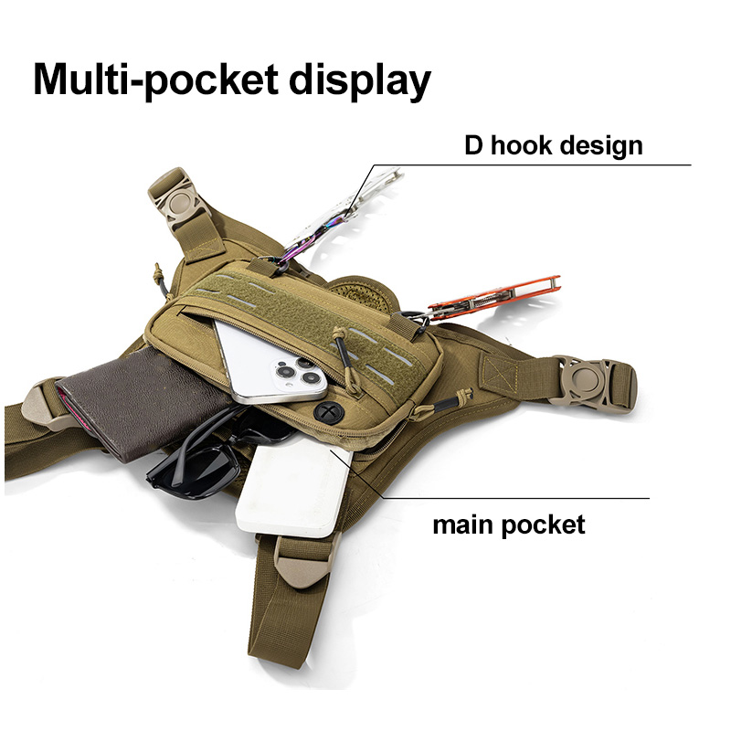 Tactical Front Chest Rig Bag V - Outdoor Camping Vest review and price