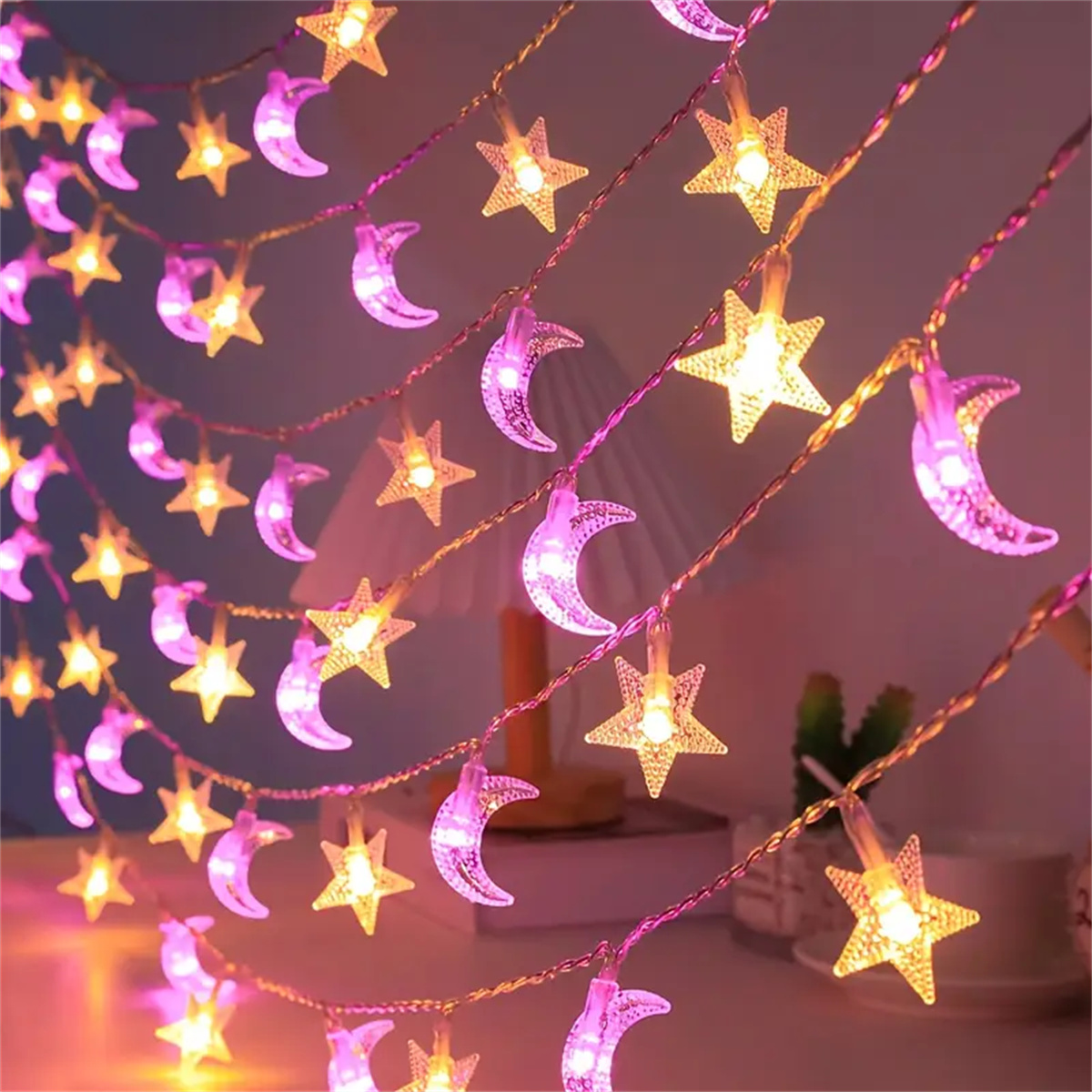 1.5M/3M LED Star Moon Colorful - Outdoor Camping Lights String review and price