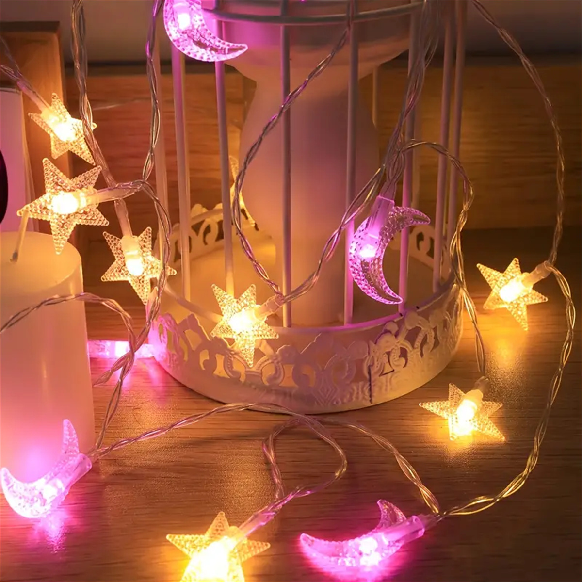 1.5M/3M LED Star Moon Colorful - Outdoor Camping Lights String review and price