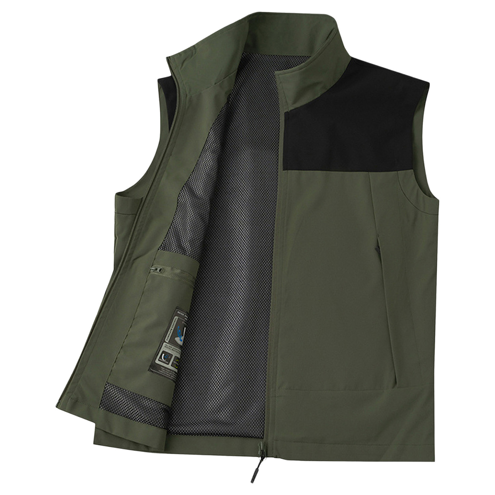 #M-5XL Men Golf Vest Stand Col - Outdoor Camping Vest review and price
