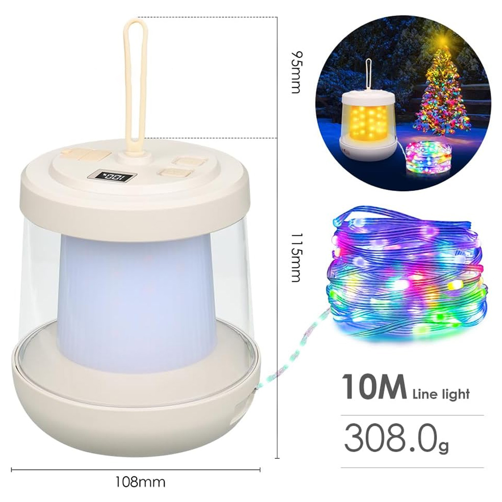 2-in-1 Camping Lantern & Strin - Outdoor Camping Lights String review and price