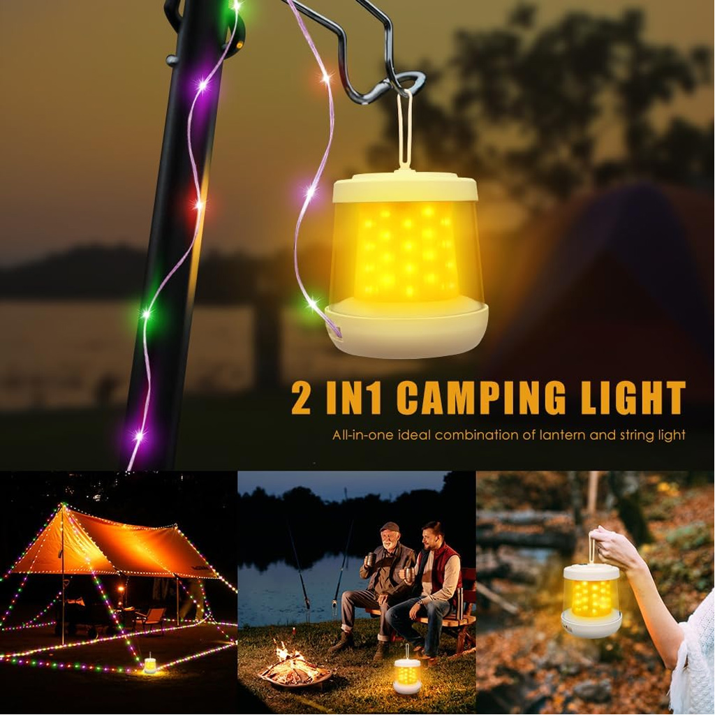 2-in-1 Camping Lantern & Strin - Outdoor Camping Lights String review and price