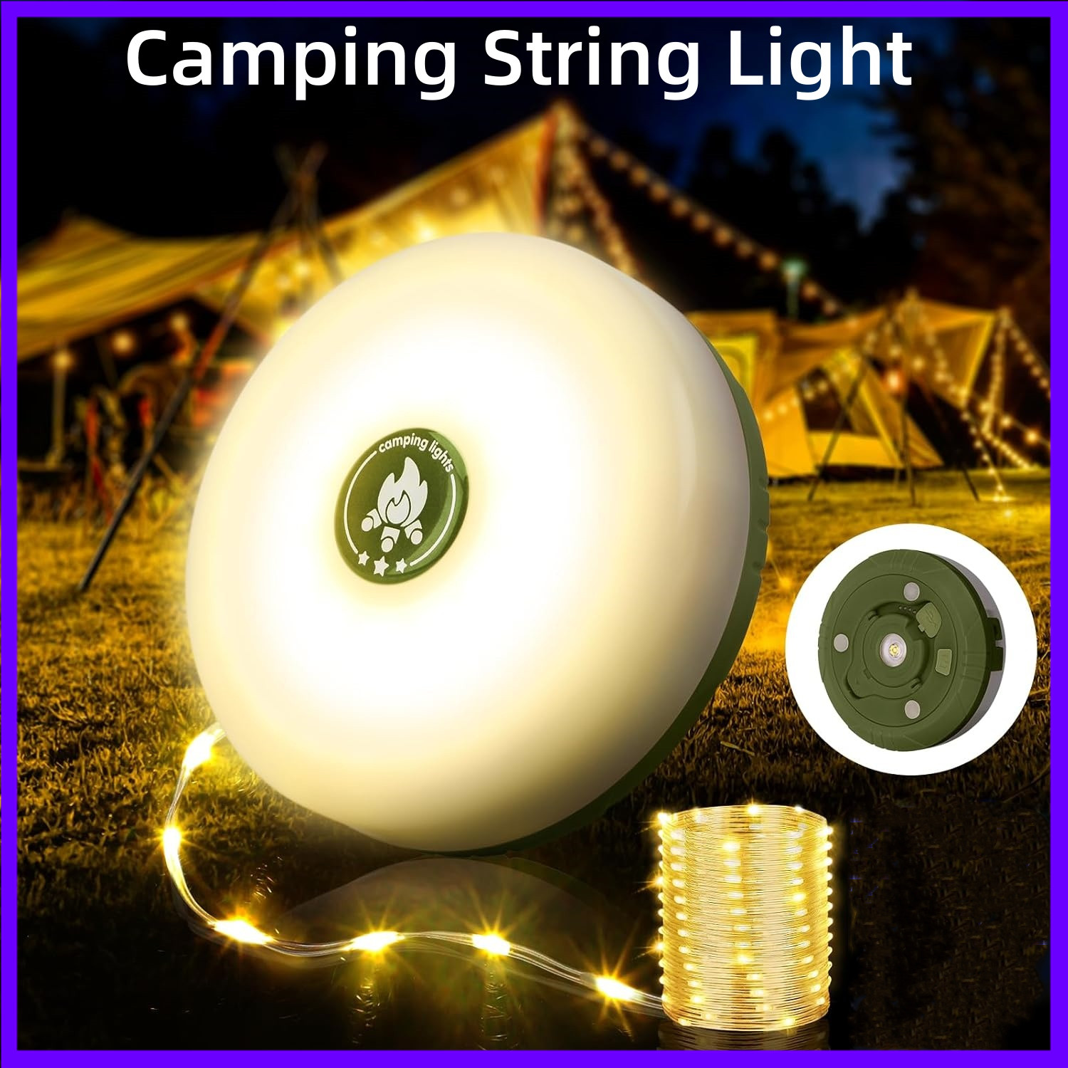 Outdoor LED String Lights 10M  - Outdoor Camping Lights String review and price