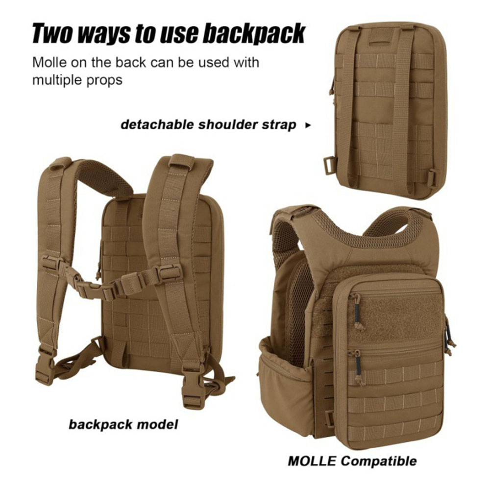 Tactical MOLLE Backpack Waterp - Outdoor Camping Vest review and price