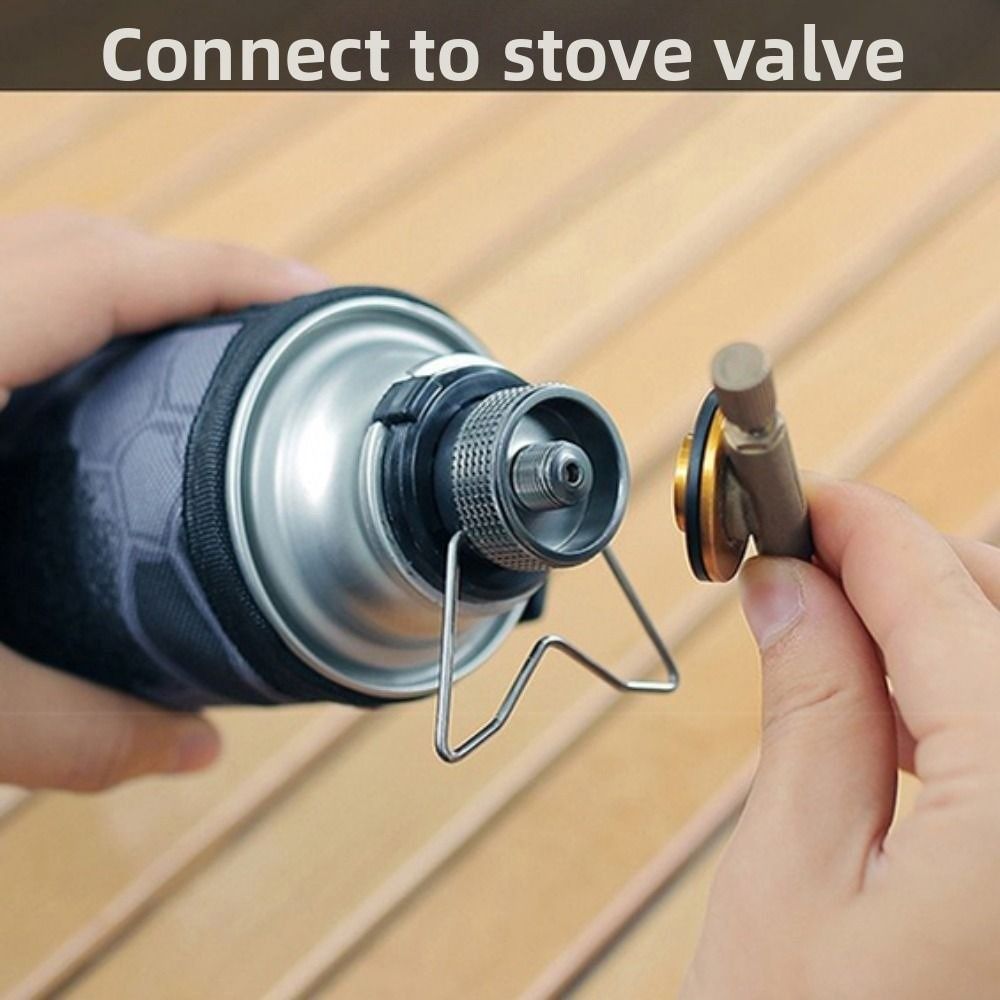 Aluminum Alloy Butane Adapter  - Outdoor Camping On Youtube review and price
